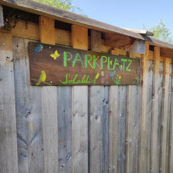 Parkplatzschild Parkplatzschild